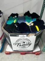 Clothing wholesale pallets – Mixed brands of clothing for the USA and Europe.