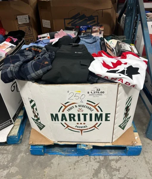 Clothing Liquidation Pallets – Mixed Branded Clothing for Resellers in the USA and Europe